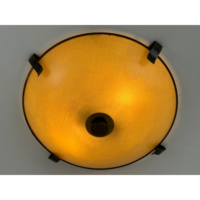 Large Mid-Century Modern Flush Mount or Ceiling Fixture, Germany, 1950s For Sale - Image 12 of 18