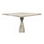 Traditional Antiqued Bistro Table in Grey Oak, Turned Pedestal For Sale - Image 3 of 12