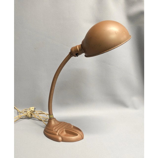 Art Deco Rodale Gooseneck Desk Lamp For Sale - Image 3 of 9