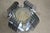 Industrial Brutalist Aluminium Ceiling Light with Handmade Textured Glass, 1980 For Sale - Image 3 of 14