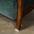 1930s Pair of Art Deco Walnut Armchairs in Eucalyptus Mohair Velvet W/ Nickel Sabots For Sale - Image 5 of 18