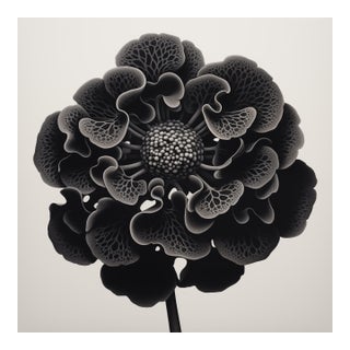 Heliotropium Flower — Vintage Botanical Photography Print For Sale