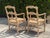 Ecru Vintage Louis XV-Style Carved Accent Chairs With Rush Seats, Pair For Sale - Image 8 of 12