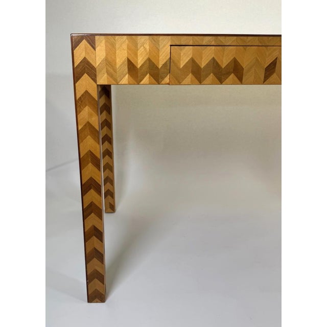 Mid-Century Modern Mid-20th Century Italian Parquetry Desk For Sale - Image 3 of 4