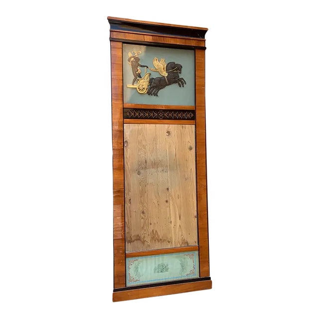 Antique German Biedermeier Wall Mirror For Sale