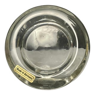 Vintage Ice Glass Frame by Georgshütte Glasdesign, Germany – Round Photo Frame – Retro Minimalist Decor For Sale