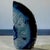 Mid-Century Modern Vintage Brazilian "Blue Shot Eyes" Polished Dyed Agate Geode Bookends - A Pair For Sale - Image 3 of 10