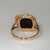 Metal 3.9Ct Black Opal Ring With Earth Mined Diamonds Accents: Solid 14k Gold, 11mm For Sale - Image 7 of 8