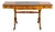 English 19th Century Satinwood Table with Tilt Top Writing Area and Checkerboard For Sale