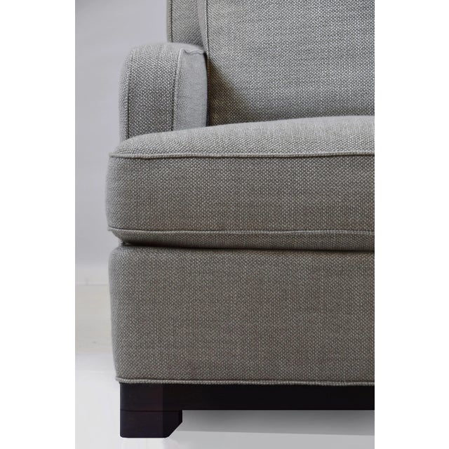 Textile Le Jeune Upholstery Madison Lounge Chair Showroom Model For Sale - Image 7 of 10