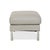 Clarus Ottoman in Grey Leather from FSM For Sale - Image 9 of 10