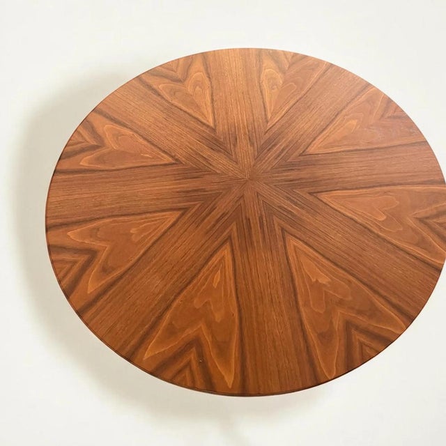 Mid-Century Modern Space Age Coffee Table in Veneered Wood, 1970s For Sale - Image 3 of 7