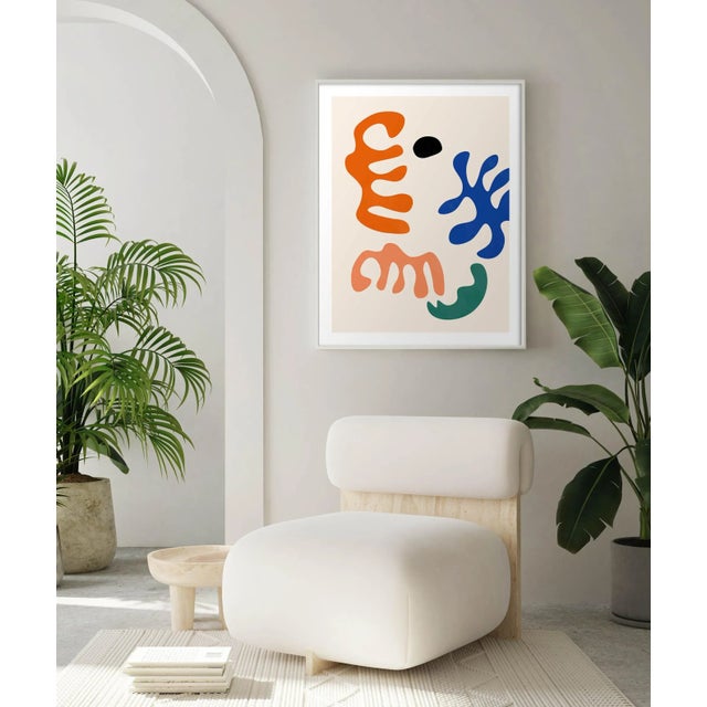 Contemporary Danish Modern Style Abstract Fine Art Print - 16" X 20" For Sale In Los Angeles - Image 6 of 7