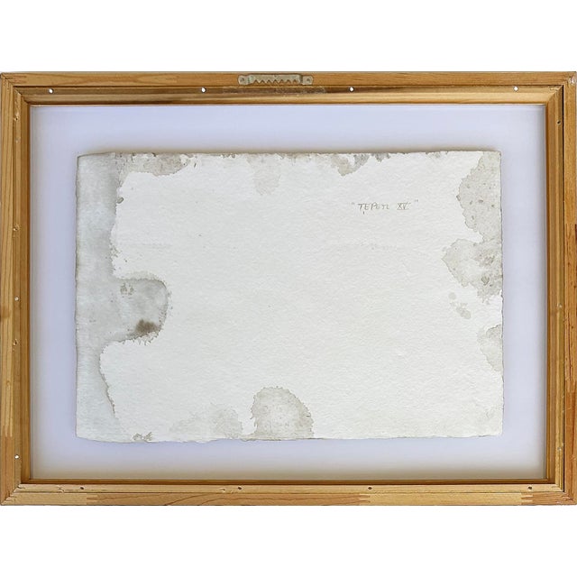 Late 20th Century 1991 Baruj Salinas Watercolor Painting on Paper Signed For Sale - Image 5 of 5