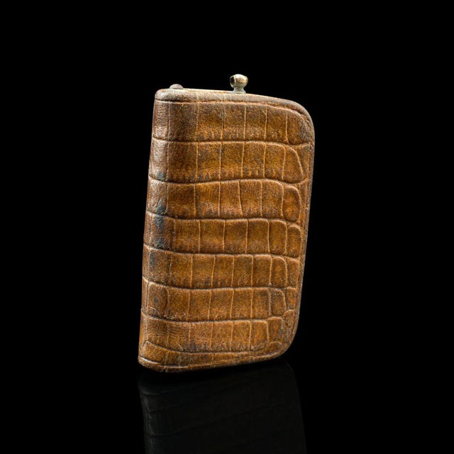 1910's Antique German Gentleman's Pocket Coin Holder For Sale - Image 4 of 10
