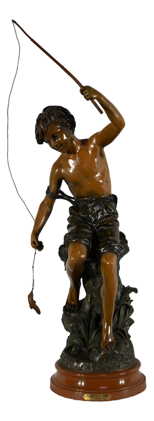S.Kindsburger, Le Pêcheur à la Ligne, Early 1900s, Regula