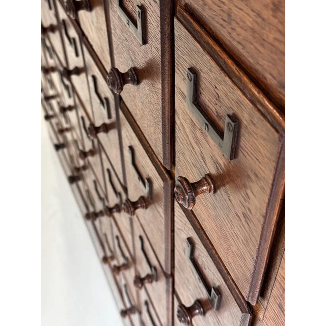 French Oak Pharmacy Cabinet For Sale - Image 18 of 18