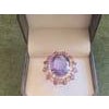 Bochic "Orient" Vintage Amethyst & Multi Gem Cocktail Ring Set 18K Gold & Silver For Sale - Image 16 of 18