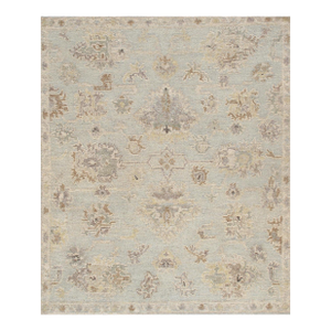 Pasargad Home Oushak L. Blue Wool Area Rug, 8' 3'' X 9'10''