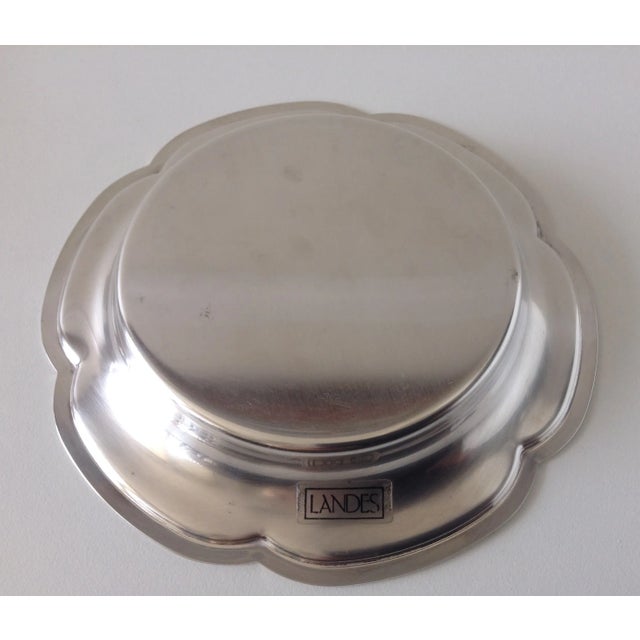 1970s C.1970's Silver Plate Wine Bottle Reset Plates - 2 Pcs. For Sale - Image 5 of 7