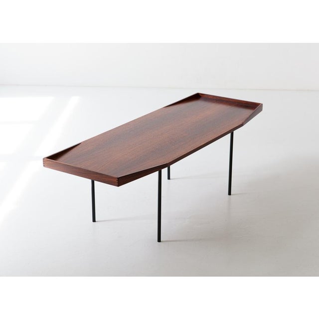 Large Vintage Italian Low Coffee Table, 1950s For Sale - Image 4 of 12