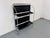 Black Mid-Century Bauhaus Dinett Foldable Serving Trolley from Bremshey Solingen, 1960s For Sale - Image 8 of 10