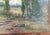 Green 19th Century English or American Pastoral Landscape With Cows, Signed For Sale - Image 8 of 15