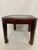 19th Century Hardwood Low Tables With an Inset Antique Japanese Leather Saddle Top—A Pair For Sale - Image 5 of 13