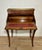 1930s French Louis XV Style Slant Front Secretary Desk with Leather Writing Surface For Sale - Image 15 of 16