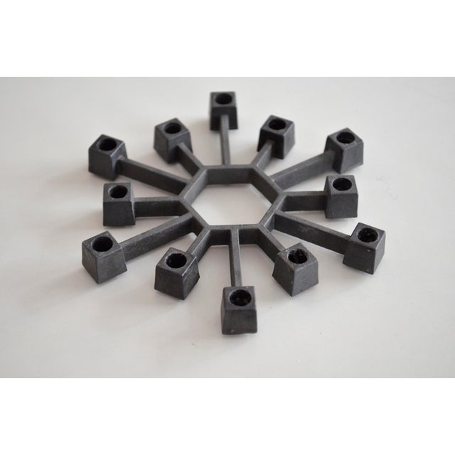 Danish candlestick by designer Jens H. Quistgaard from the 1960s for Paro Design Denmark. - Marked with: Paro Design Made...