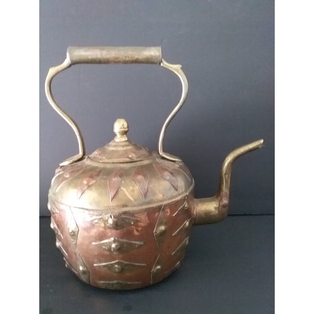 Middle Eastern Copper and Brass Teapot Chairish