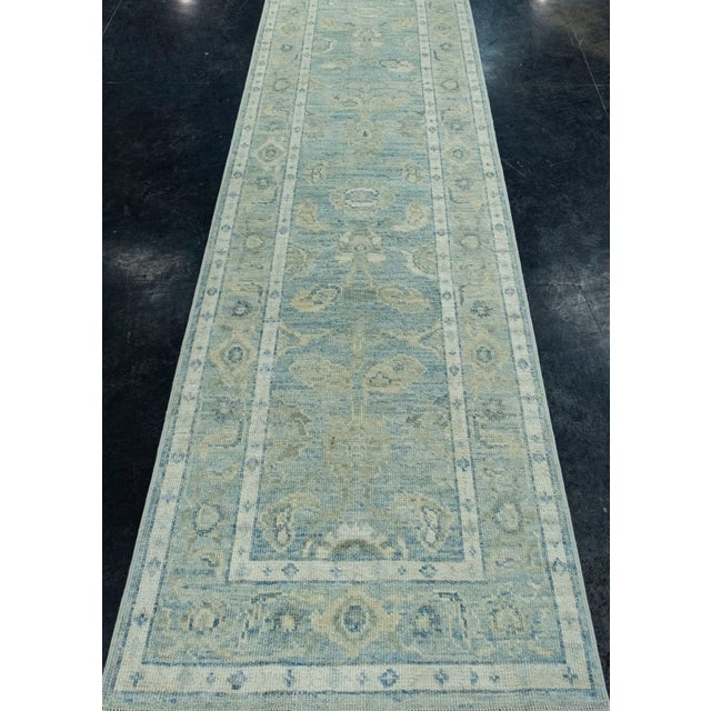 Turkish Oushak Runner Rug 2'9" x 16'3" #17818 Explore a curated collection of hallway runners, wool rugs, and handmade...
