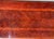 Auburn Late 20th Century Queen Anne Style Carved Shell Inlaid Banded Mahogany Console Sofa Table With Pad Feet For Sale - Image 8 of 18