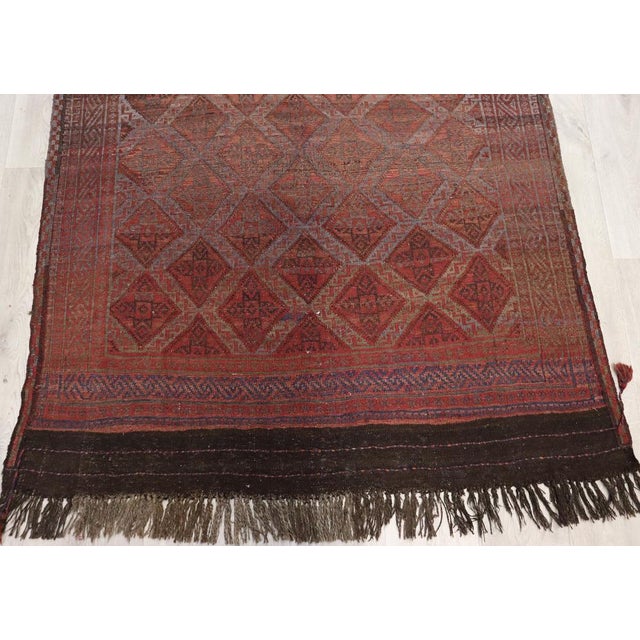 Vintage Nomadic Turkmen Sarma Kilim Rug, 1920s For Sale - Image 9 of 18