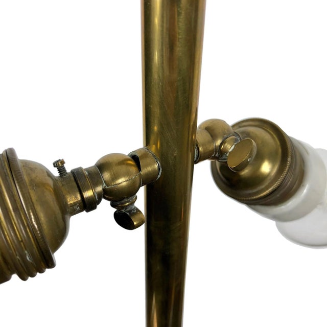 Copper Adjustable Copper & Brass Table Lamp, Italy, 1970s For Sale - Image 8 of 12