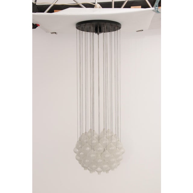 Vintage Tulipan Pendant Light in Blown Glass by J. T. Kalmar, 1970 For Sale - Image 16 of 18