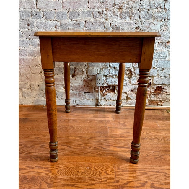 Late 19th Century Antique Oak Teacher's Desk For Sale - Image 5 of 7