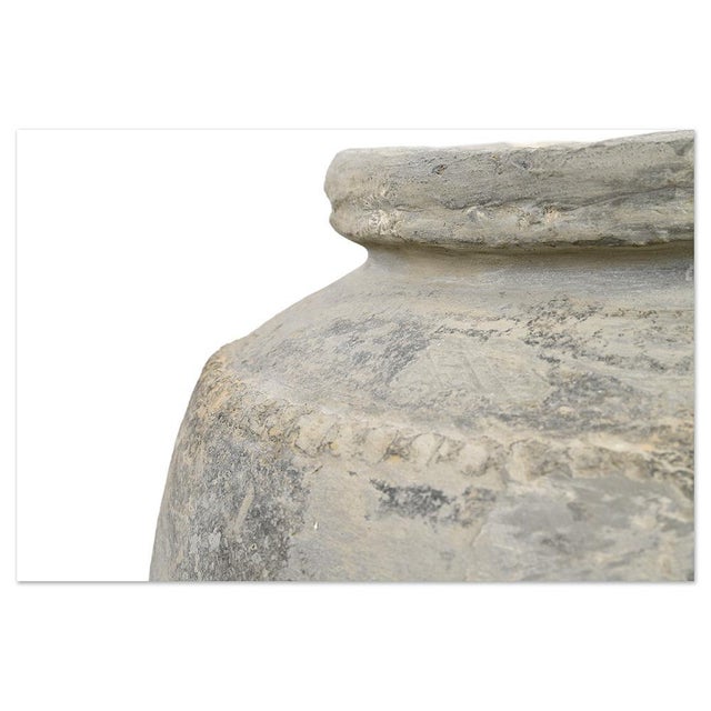 Large Earthenware Jar on Stand For Sale - Image 4 of 7