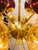 Not Yet Made - Made To Order 21st Century Ventiquattro Natural Brass Mixed Murano Sputnik Chandelier by Fabio LTD For Sale - Image 5 of 6