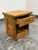 Rustic Pine Wood Nightstand For Sale - Image 4 of 12