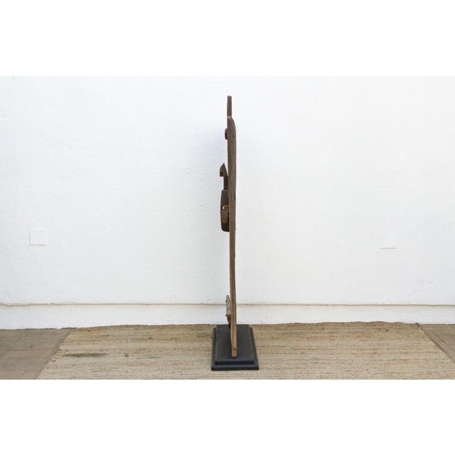African Ancestral Guardian 19th Century Bamana Door For Sale - Image 3 of 8