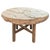 Impressive 3.5" thick antique stone from the island of Sumba. Set on a teak wood minimalist base. Perfect as a side table,...