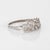 Art Deco C1930s Vintage Art Deco Diamond Band Sz 8.5 14k White Gold Ring Fine Jewelry For Sale - Image 3 of 7