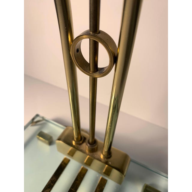 Brass Elegant Post Modern Desk Lamp For Sale - Image 8 of 9