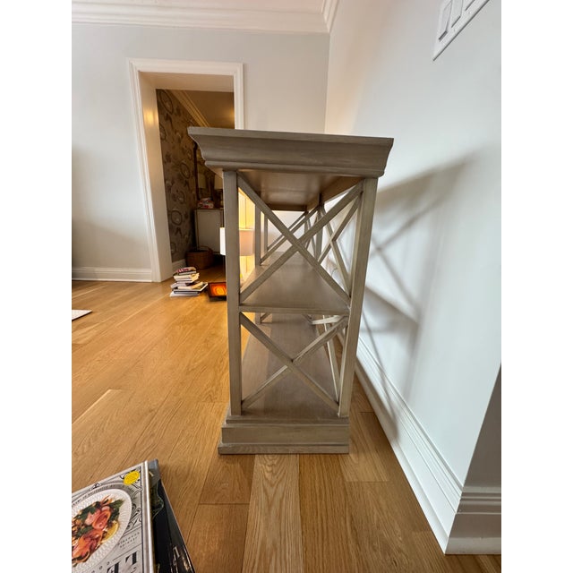 Ballard Designs Ballard Designs Wood Console / Media Table For Sale - Image 4 of 8