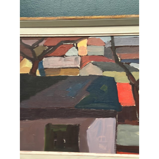 Raymond Wallentin, On the Outskirts of Kalmar, 1959, Oil on Canvas, Framed For Sale - Image 10 of 18