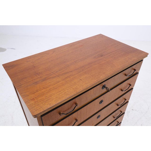 Mid-Century Teak Chest of Drawers, 1960s For Sale - Image 6 of 11