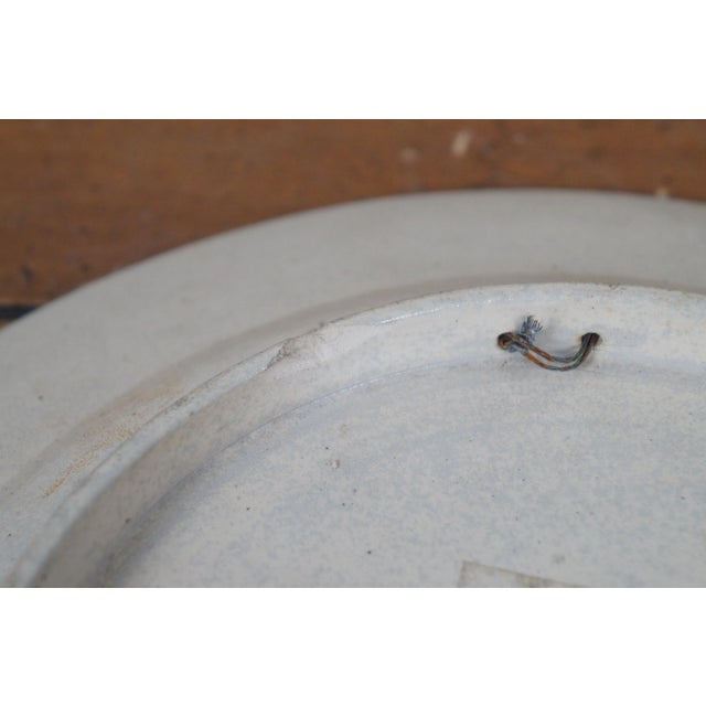 German Westerwald Salt Glaze Stoneware Heraldic Coat of Arms Plate 1588 For Sale - Image 11 of 11