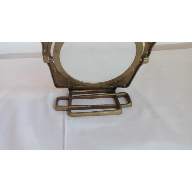 Art Deco Brass Dressing Mirror, 1920s-1930s For Sale - Image 10 of 16