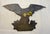 Bronze Exquisite Antique Solid Bronze American Bald Eagle Wall Mount Statue Pediment For Sale - Image 8 of 8